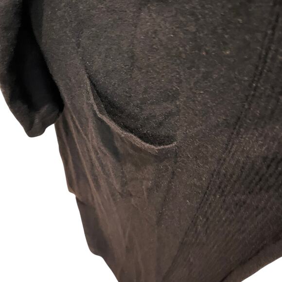 Size L?/XL/1X Kenar Womens Cashmere Maxi Cardigan Black Pockets Fall - Picture 3 of 8